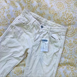 NWT White Pacsun Corduroy Jeans